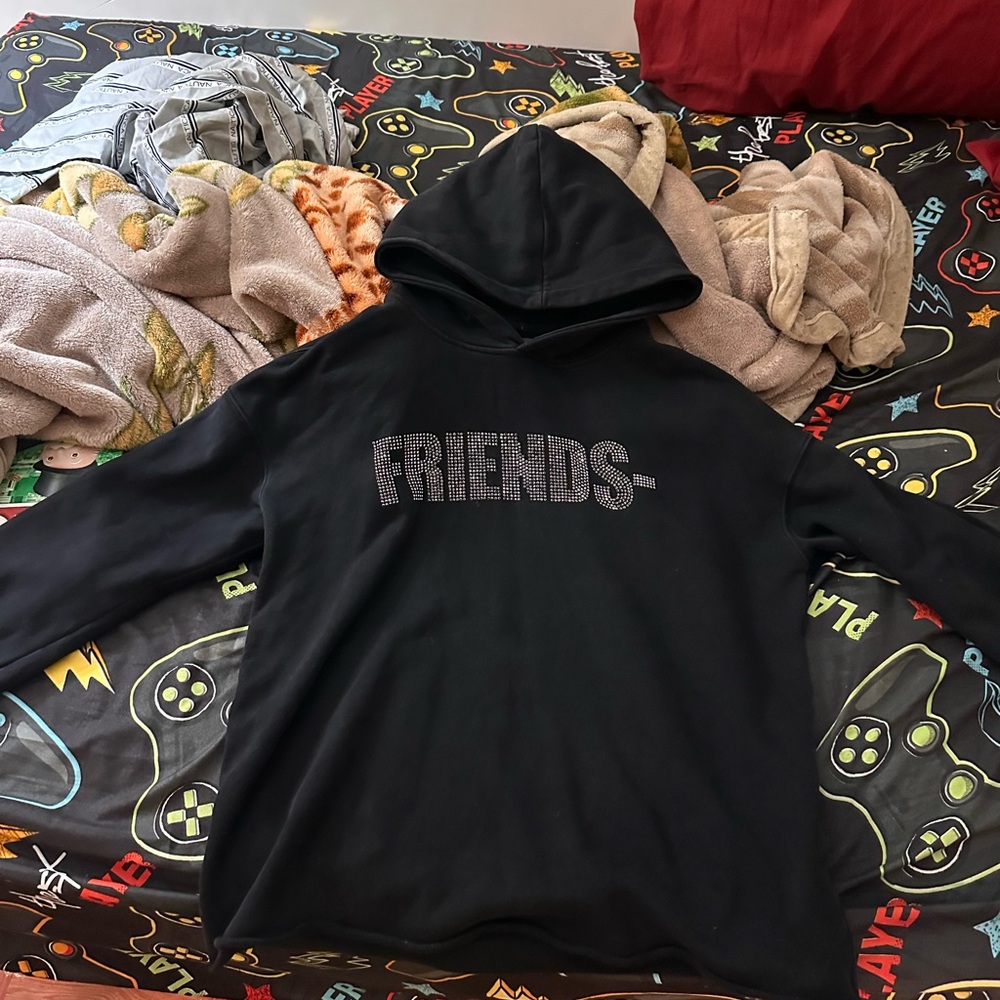VLONE x Swarovski “FRIENDS” Hoodie Black
